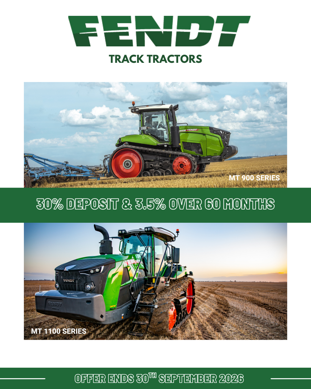 Fendt Track Tractors - Serafin Ag Pro